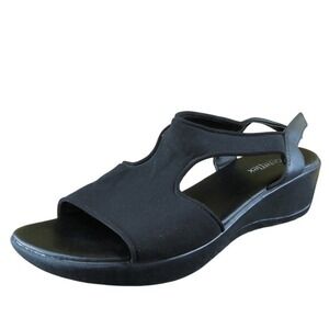 GNWflex Karin Women Gladiator Sandal Shoes Size 8.5 Medium‎ Black Synthetic